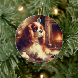 Ornamento De Cerâmica Cavalier King Charles Spaniel