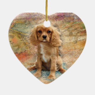 Ornamento De Cerâmica Cavalier King Charles Spaniel