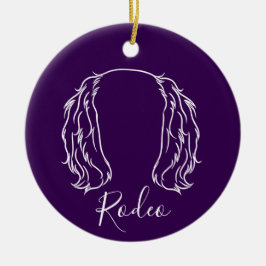 Ornamento De Cerâmica Cavalier Ornament (Om Logo)