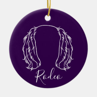 Ornamento De Cerâmica Cavalier Ornament (Paw Prints)