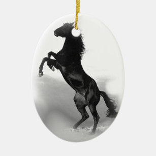 Ornamento De Cerâmica Cavalo
