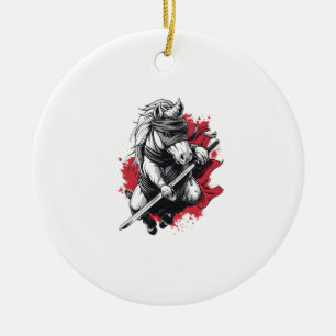 Ornamento De Cerâmica Cavalo Mágico Furtivo Ninja (1)