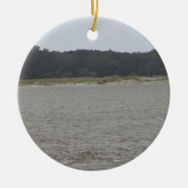 Ornamento De Cerâmica Cavalos Selvagens