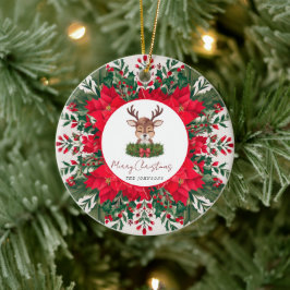 Ornamento De Cerâmica Ceija-de-natal personalizada