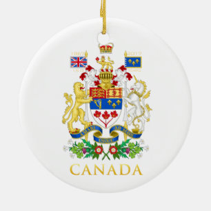 Ornamento De Cerâmica Celebração do aniversário de Canadá 150th