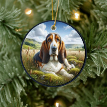 Cena encantadora de Basset Hound