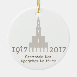 Ornamento De Cerâmica Centenário DAS Aparições de Fátima - Portugal
