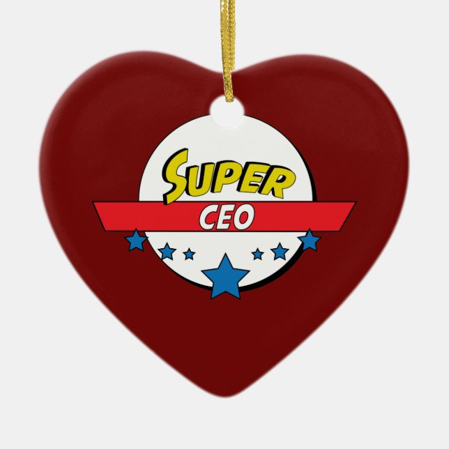 Ornamento De Cerâmica CEO super, #CEO (Frente)