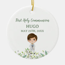 Ceramic Ornament First Holy Communion HUGO