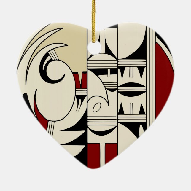 Ornamento De Cerâmica Cerâmica 01 do Hopi (Verso)