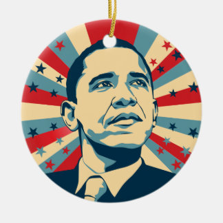 Ornamento De Cerâmica Cerâmica Barack Obama