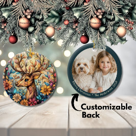 Ornamento De Cerâmica Cerâmica personalizável de Natal para cantores de