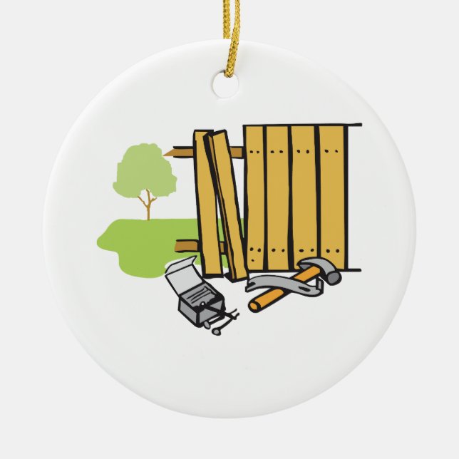 ORNAMENTO DE CERÂMICA CERCA (Frente)