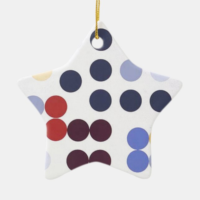 Ornamento De Cerâmica Cercle do un dos dans da composição por Sophie (Frente)