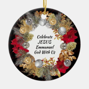 Ornamento De Cerâmica CÉREBRO Preto Personalizado da Frota de Natal JES