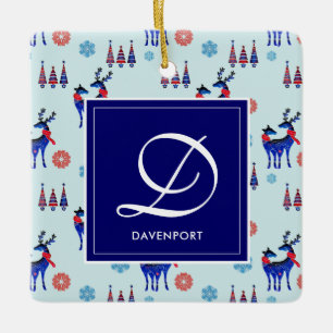 Ornamento De Cerâmica Cerveja, Árvores de Natal e Flocos de Neve com Mo