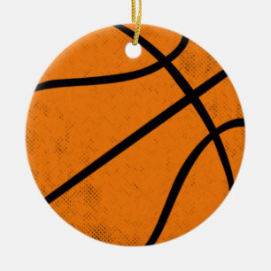 Ornamento De Cerâmica Cestos de Basquete Clássicos de Varsity Estilo de 