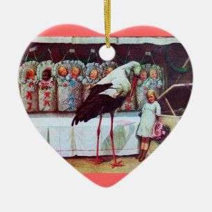 Ornamento De Cerâmica CHÁ 3 MONOGRAM Red Ruby