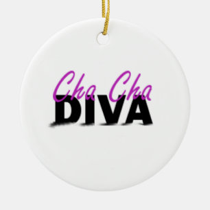 Ornamento De Cerâmica Cha Cha Diva