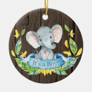 Ornamento De Cerâmica Chá de fraldas de Elefante Russo