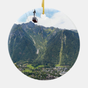 Ornamento De Cerâmica Chamonix - França