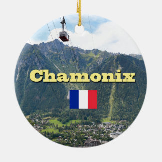 Ornamento De Cerâmica Chamonix - Mont Blanc