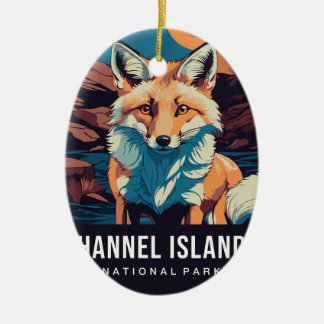 Ornamento De Cerâmica Channel Island National Park Ornament
