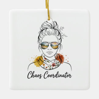 Ornamento De Cerâmica Chaos Coordinator﻿