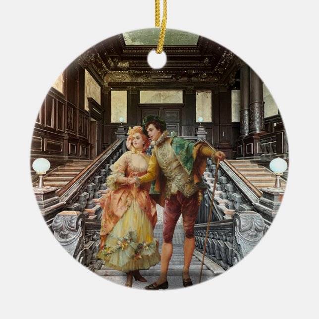 Ornamento De Cerâmica Chapéu Baixo! (Frente)