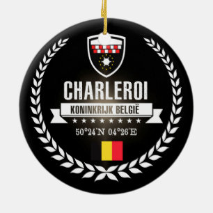 Ornamento De Cerâmica Charleroi