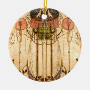 Ornamento De Cerâmica Charles Rennie Mackintosh O Vazio