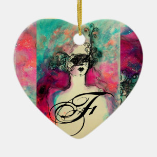 ORNAMENTO DE CERÂMICA CHARM MONOGRAM