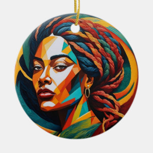 Ornamento De Cerâmica Charme da Elegância