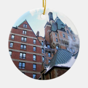 Ornamento De Cerâmica Chateau Frontenac, Quebec, Canadá