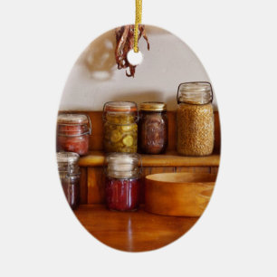 Ornamento De Cerâmica Chef - Comida - Eu amo preservar coisas