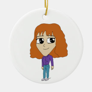 Ornamento De Cerâmica chibi
