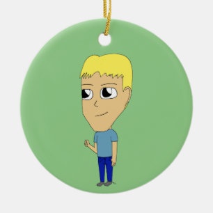 Ornamento De Cerâmica chibi