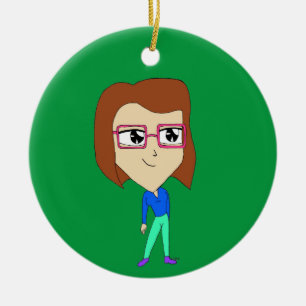 Ornamento De Cerâmica chibi