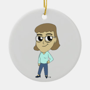 Ornamento De Cerâmica chibi