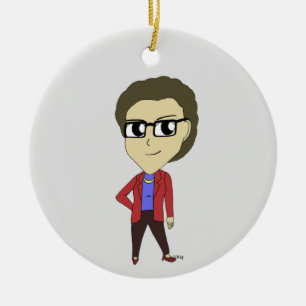 Ornamento De Cerâmica chibi