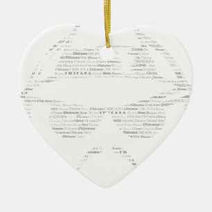 Ornamento De Cerâmica Chicana desloca o controle de texto baixo