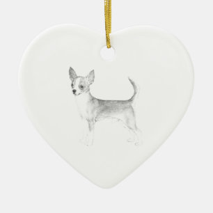 Ornamento De Cerâmica Chihuahua