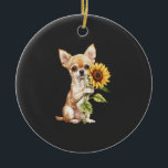 Ornamento De Cerâmica Chihuahua<br><div class="desc">Chihuahua</div>