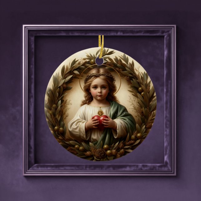 Ornamento De Cerâmica “Child of the Sacred Flame” Ornament (Criador carregado)