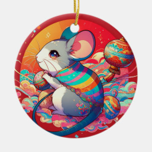 Ornamento De Cerâmica Chinês: De Ratos a Riqueza