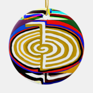 Ornamento De Cerâmica Chokuray Reiki - CHO KU REI