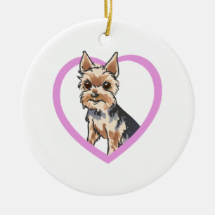 ORNAMENTO DE CERÂMICA CHORKIE