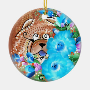 ORNAMENTO DE CERÂMICA CHOWLIDAY EM KAUAI