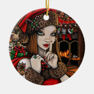 Ornamento De Cerâmica Chris Happy Holidays Natal Tradicional