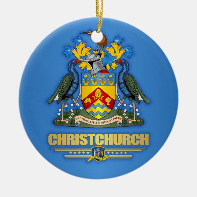 Ornamento De Cerâmica ChristChurch (Frente)